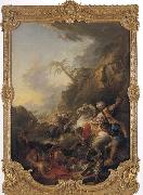 Francois Boucher The Leopard Hunt oil